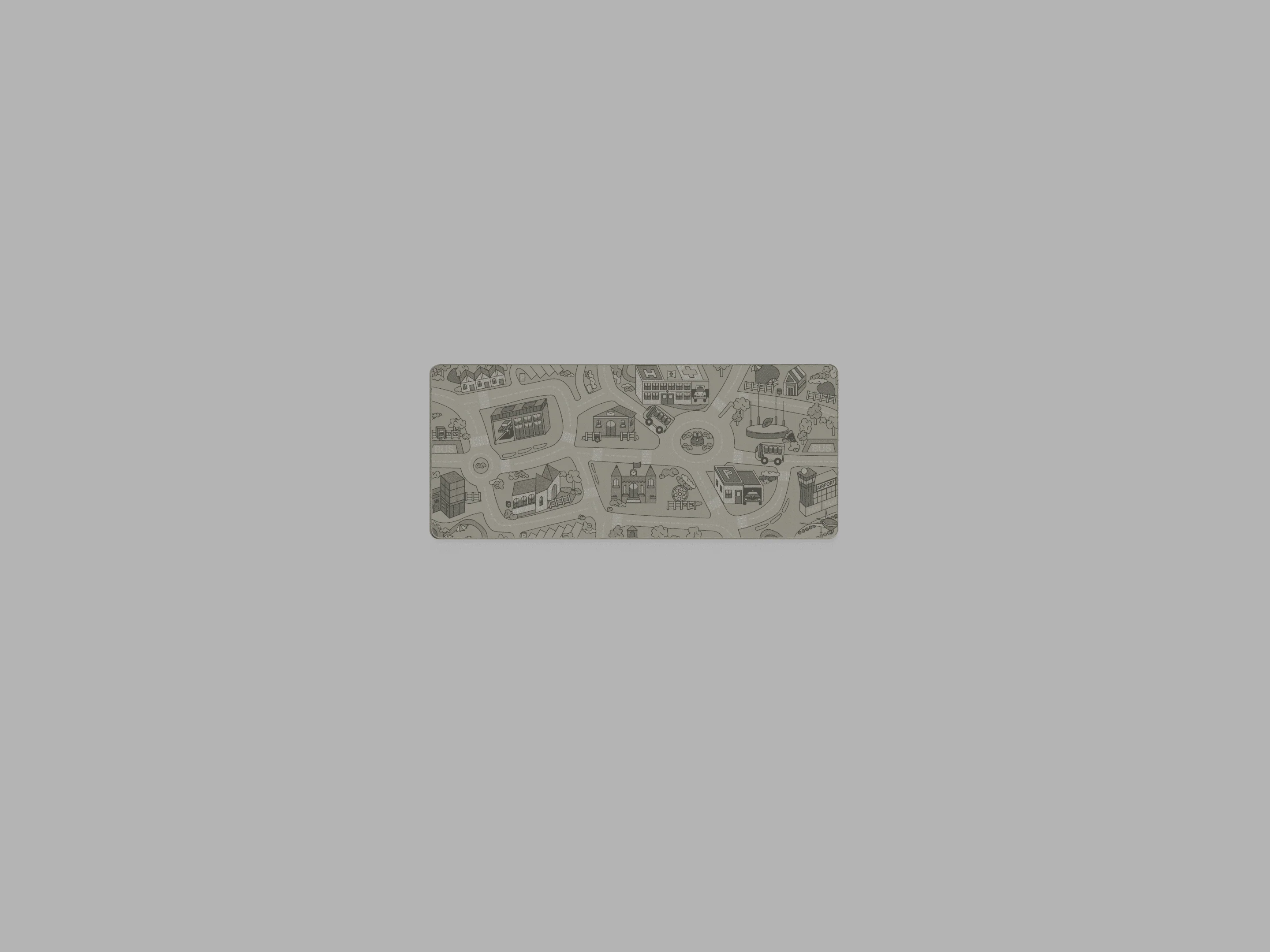 [In Stock] Busy Town Deskmat - Image 3