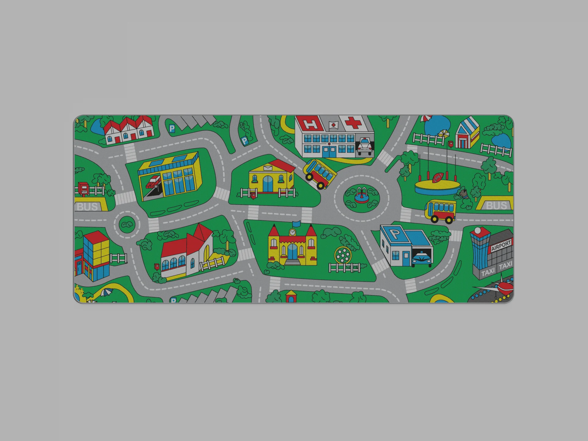 [In Stock] Busy Town Deskmat - Image 4