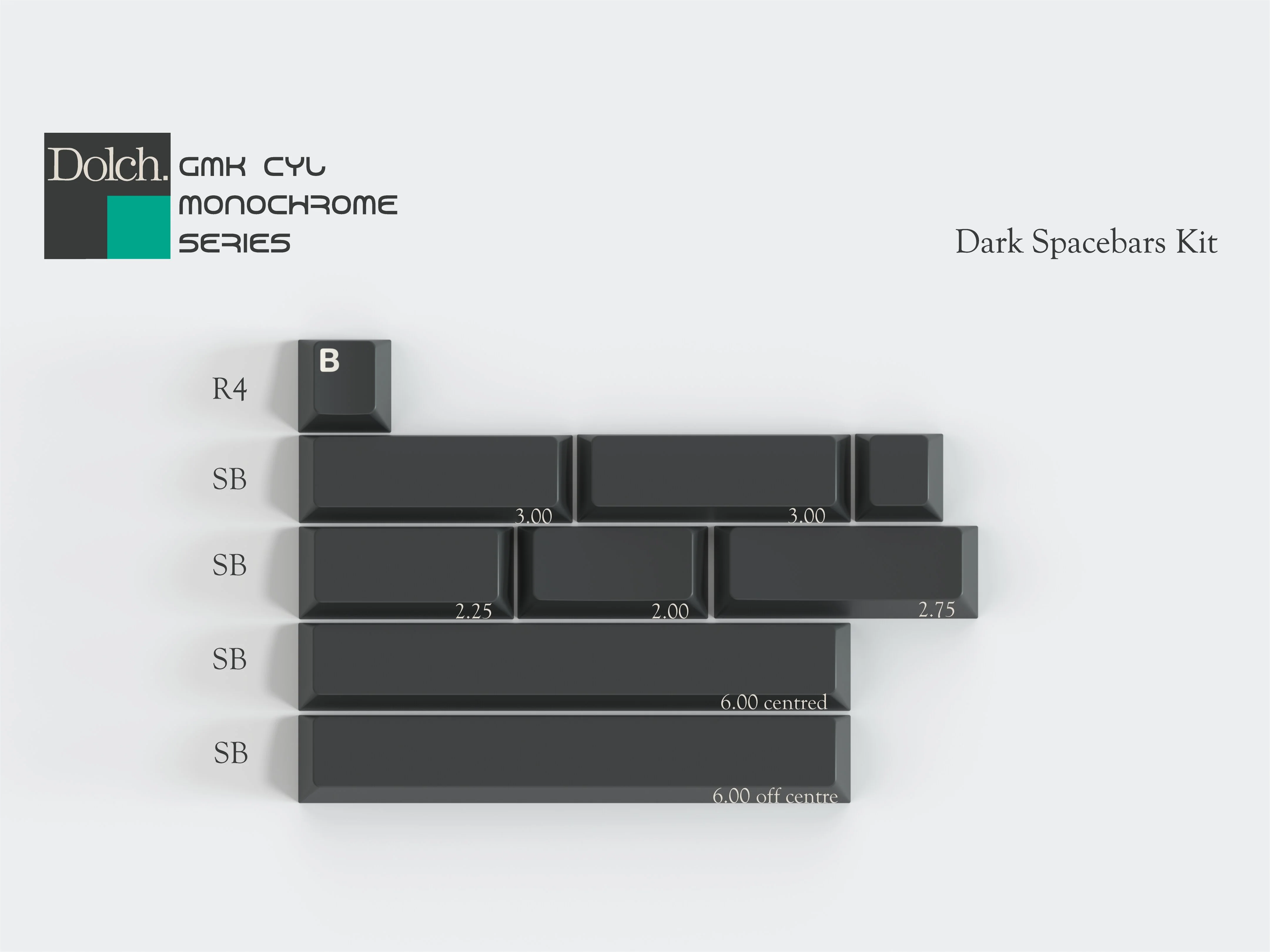 [Pre-Order] GMK CYL Monochrome Dolch Keycap - Image 17